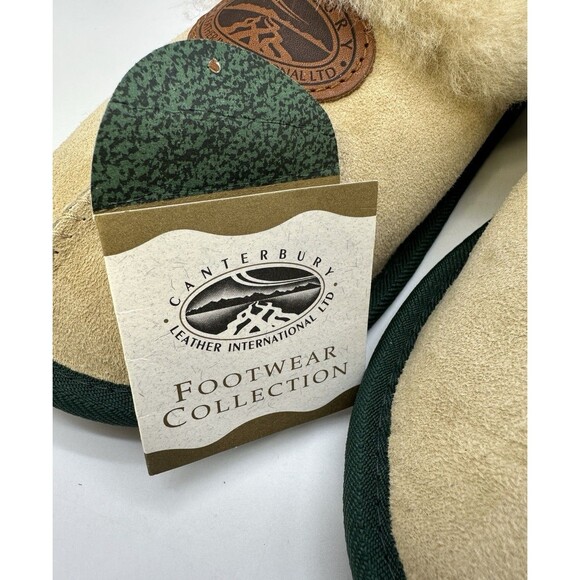 Canterbury Leather Sheepskin Slippers Regent Eva Sole Size L New Zealand New - Picture 12 of 16